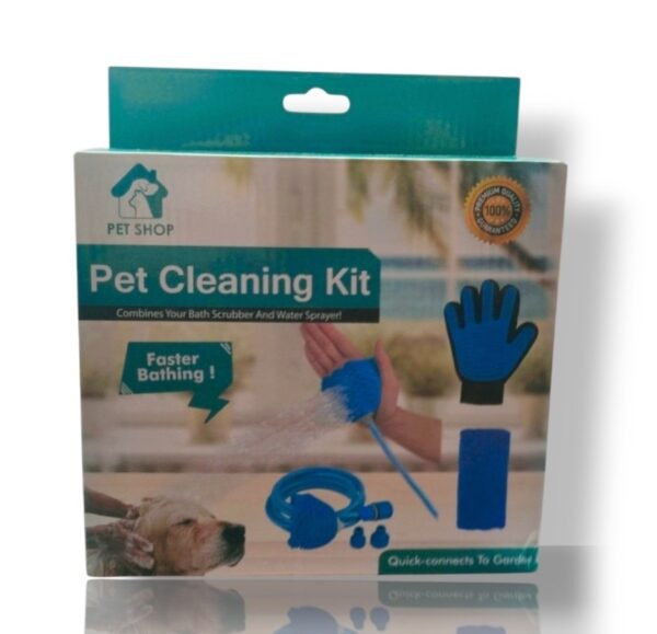 Kit para baño de mascota